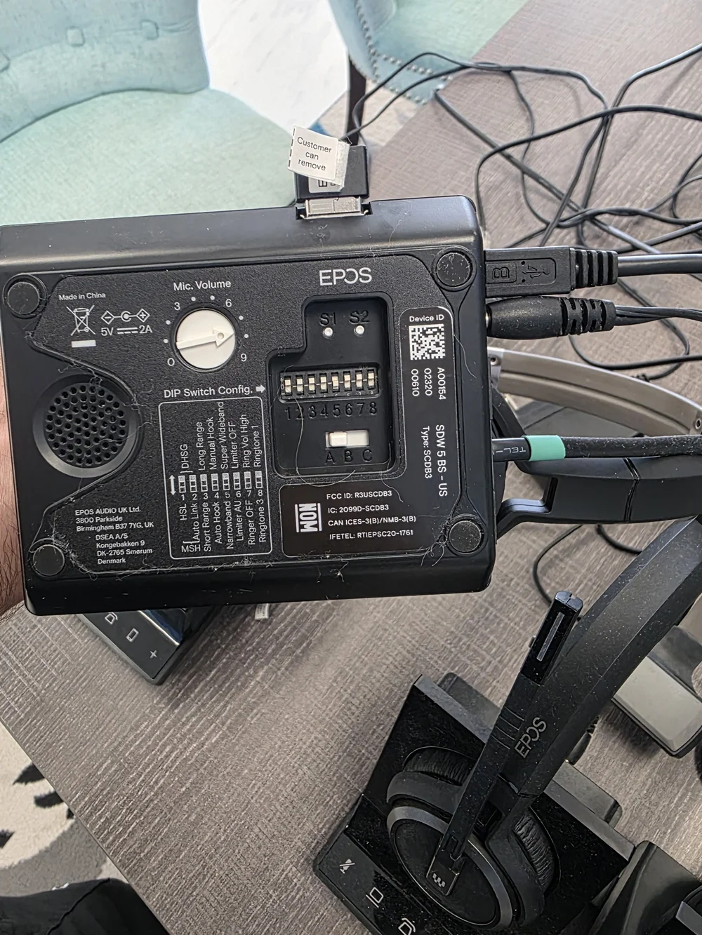 Epos Wireless Headset With Base